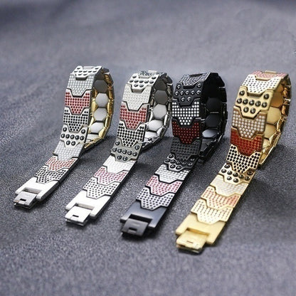 Detachable Bracelet Hexagonal Multi-point Magnet Bracelet Stone Energy Men