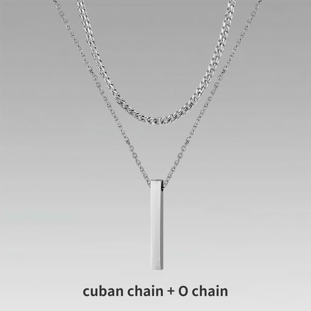 Jewelry Men Boy Gift Chain Crystal Necklace