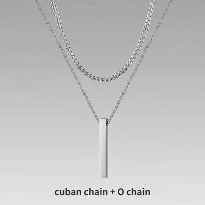 Jewelry Men Boy Gift Chain Crystal Necklace