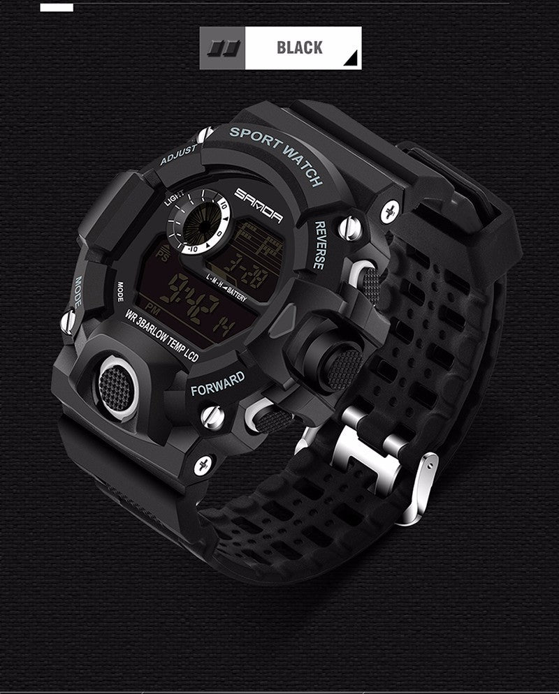 LED Watch Men Waterproof Sport Men Watch Luxury Brand Military Wristwatch