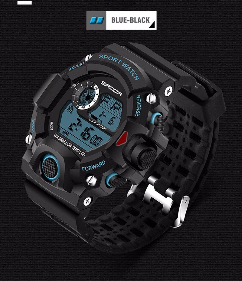 LED Watch Men Waterproof Sport Men Watch Luxury Brand Military Wristwatch