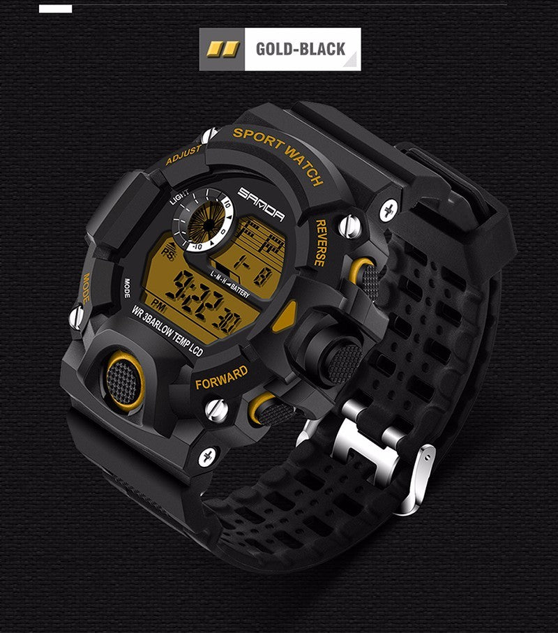 LED Watch Men Waterproof Sport Men Watch Luxury Brand Military Wristwatch