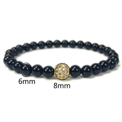 3pcs/set natural stone beads men bracelet set