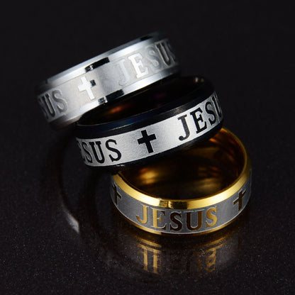 Men And Women Index Finger Ring Stainless Steel Jewelry