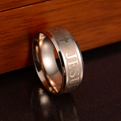 Men And Women Index Finger Ring Stainless Steel Jewelry