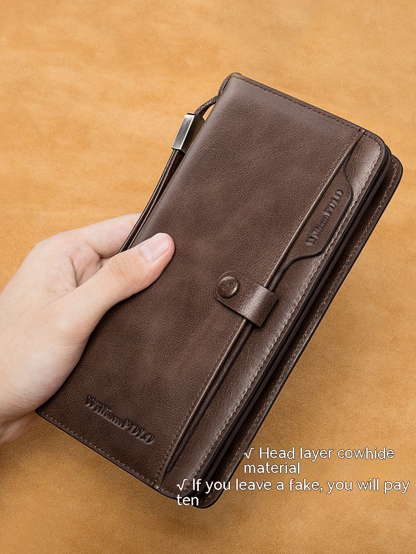 Long Wallet Genuine Leather Wallet