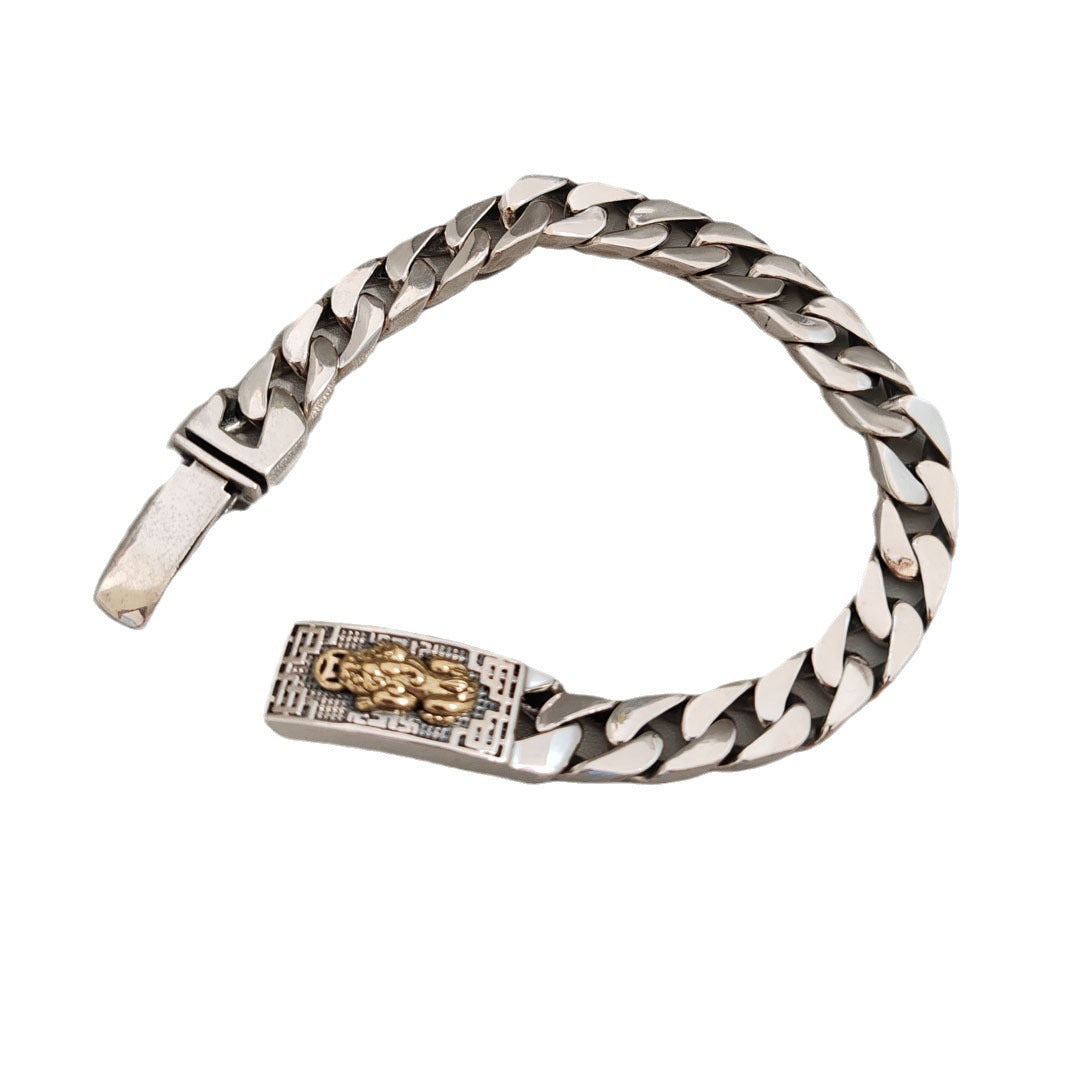 Women's Cuban Bracelet S925 Silver Jewelry For Men