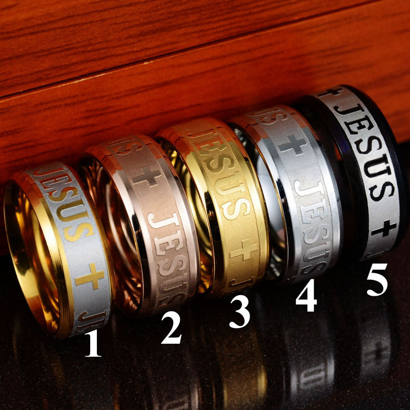 Men And Women Index Finger Ring Stainless Steel Jewelry