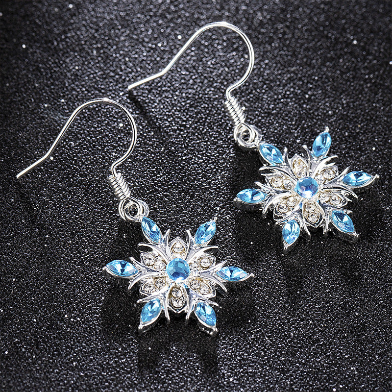 Jewelry Two Color Jeweled Earrings