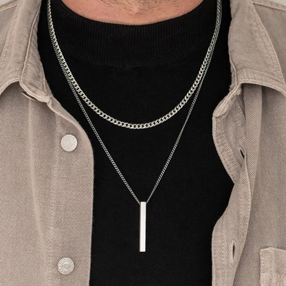 Jewelry Men Boy Gift Chain Crystal Necklace